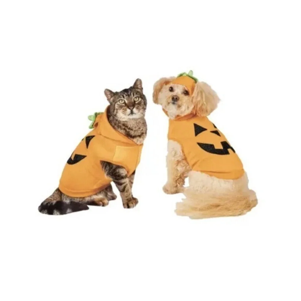Hyde & EEK Pet Pumpkin‎ Hoodie Costume Size Small Fits Up to 25 LBs A162